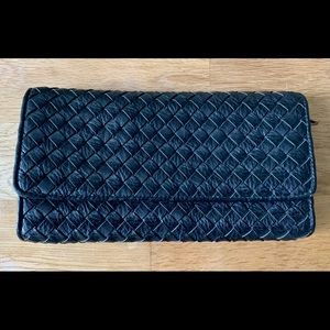 Black Leather clutch